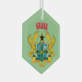 Ghana Custom Glass Orname Glas Ornament (Voorkant Rechts)