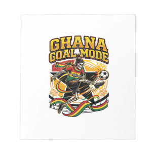 Ghana Doel Modus Skelet Aanvaller Naties Streetwea Notitieblok