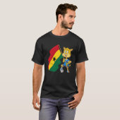 Ghana Fan Cat T-shirt (Voorkant volledig)