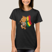 Ghana Fan Cat T-shirt (Voorkant)