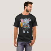 Ghana Fan Elephant T-shirt (Voorkant volledig)