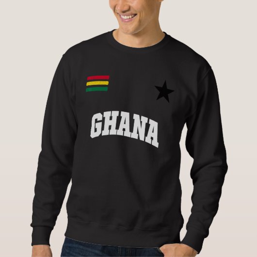 Ghana Fan Ghanaian Flag Pride Trui (Voorkant)