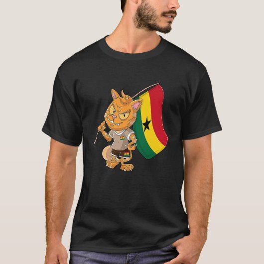 Ghana Fan Kat 1 T-shirt (Voorkant)