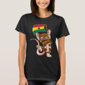 Ghana Fan Mouse T-shirt (Voorkant)