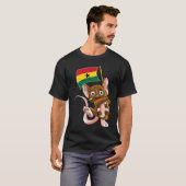 Ghana Fan Mouse T-shirt (Voorkant volledig)