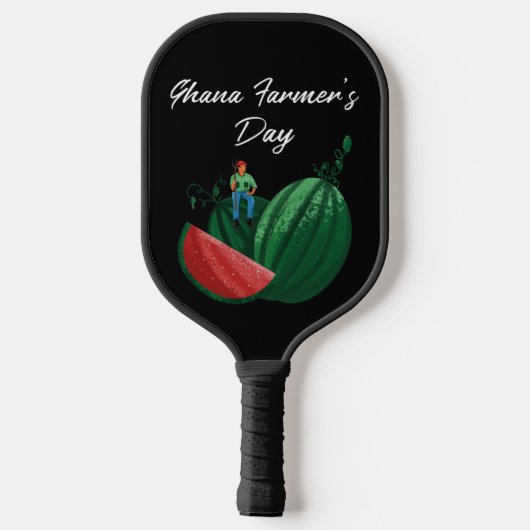 Ghana Farmer-dag Pickleball Paddle (Achterkant)