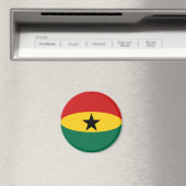 Ghana Fisheye Vlag Magnet (Insitu (Vaatwasser))