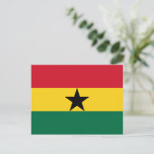 Ghana Flag Afrika Briefkaart (Staand voorkant)