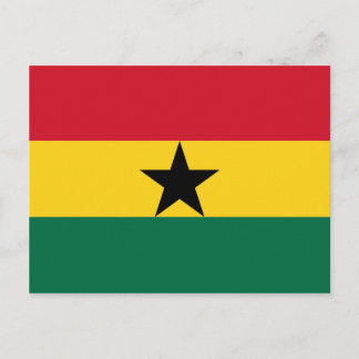 Ghana Flag Afrika Briefkaart