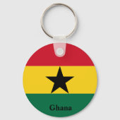 Ghana Flag Afrika Sleutelhanger (Voorkant)