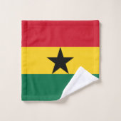 Ghana Flag Bad Handdoek (Wasdoekje)
