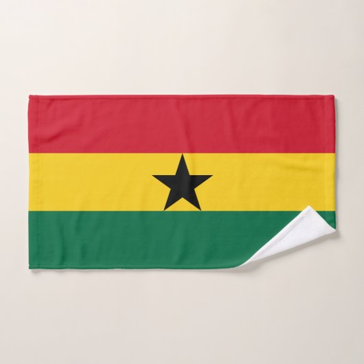 Ghana Flag Bad Handdoek (Handdoek)