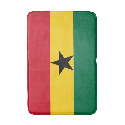 Ghana Flag Badmat (Voorkant Verticaal)