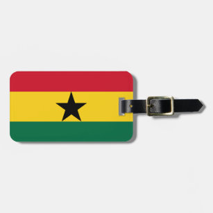 Ghana Flag Bagagelabel