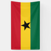 Ghana flag Banner (Verticaal)