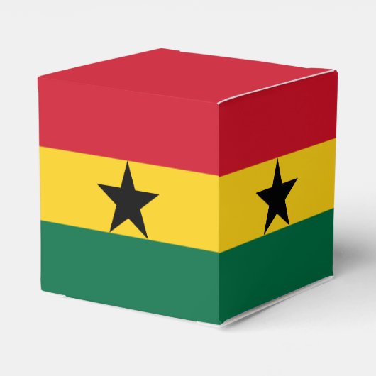 Ghana Flag Bedankdoosjes (Achterkant)