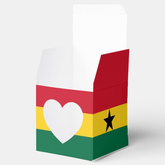 Ghana Flag Bedankdoosjes (Geopend)