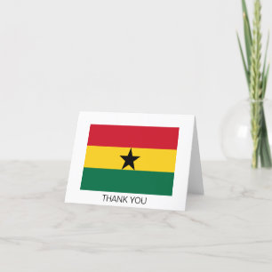 Ghana Flag Bedankkaart