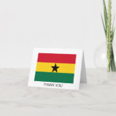 Ghana Flag Bedankkaart (Voorkant)