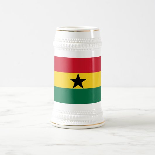 Ghana Flag Bierpul (Center)