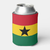 Ghana Flag Blikjeskoeler (Blikje Voorkant)