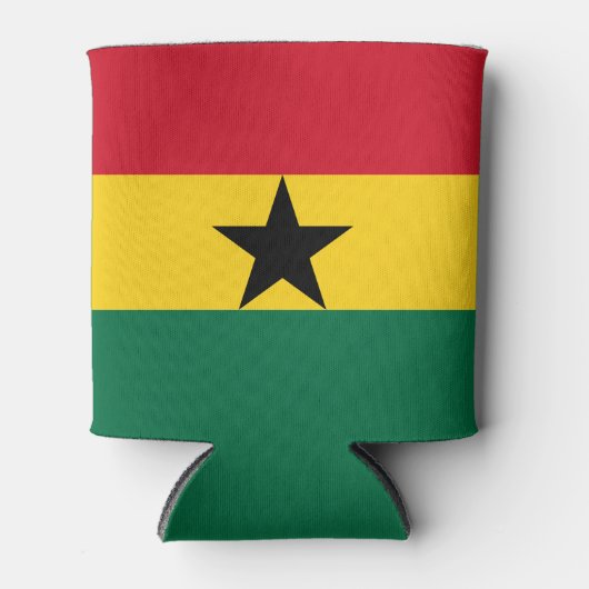 Ghana Flag Blikjeskoeler (Voorkant)