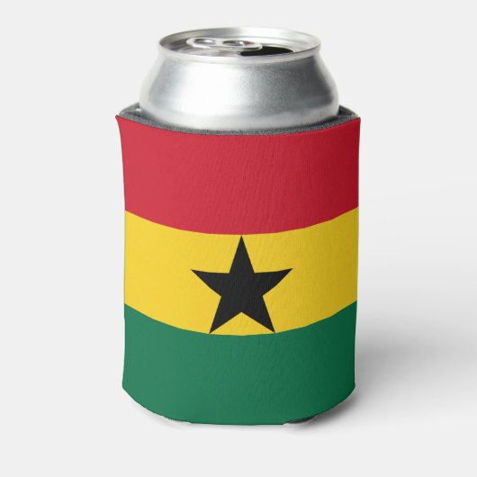 Ghana Flag Blikjeskoeler (Blikje Achterkant)