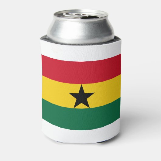 Ghana Flag Blikjeskoeler (Blikje Achterkant)