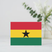Ghana Flag Briefkaart (Staand voorkant)