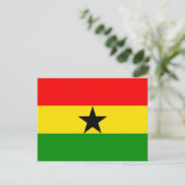 Ghana Flag Briefkaart (Staand voorkant)