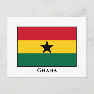 Ghana Flag Briefkaart