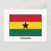 Ghana Flag Briefkaart (Voorkant)