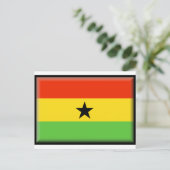 Ghana Flag Briefkaart (Staand voorkant)