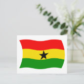 Ghana Flag Briefkaart (Staand voorkant)