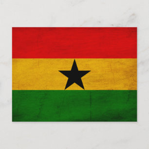 Ghana Flag Briefkaart