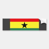 Ghana Flag Bumpersticker (Voorkant)