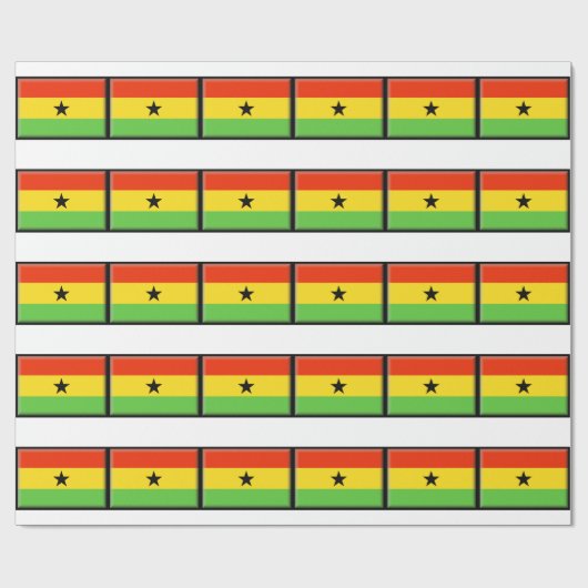 Ghana Flag Cadeaupapier (Vlak)