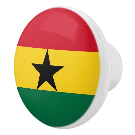 Ghana flag Ceramic Pull Keramische Knop (Rechts)