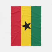 Ghana Flag Fleece Deken (Voorkant)