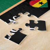 Ghana Flag & Ghanees land / Ghana Legpuzzel (Zijkant)