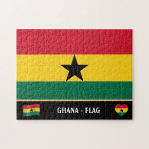 Ghana Flag & Ghanees land / Ghana Legpuzzel
