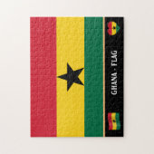 Ghana Flag & Ghanees land / Ghana Legpuzzel (Verticaal)