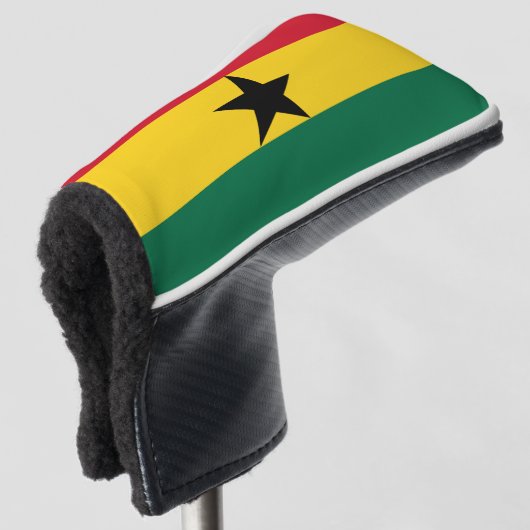 Ghana Flag Golfheadcover (3/4 voorkant)