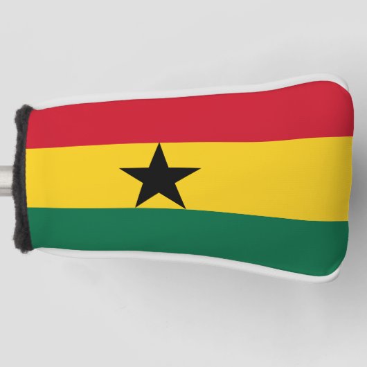 Ghana Flag Golfheadcover (Voorkant)