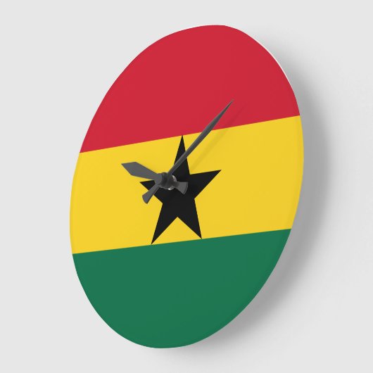 Ghana Flag Grote Klok (Hoek)