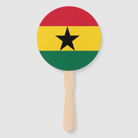 Ghana Flag Handwaaier (Voorkant)