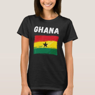 Ghana Flag Holiday Grunge Ghanese vlag T-shirt