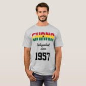 Ghana Flag Independence Celebration T-Shirt (Voorkant volledig)