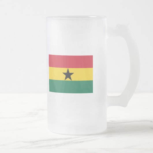 Ghana FLAG International Matglas Bierpul (Rechts)