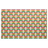 GHANA FLAG Kaart Omtrek Stof (Fat Quarter)